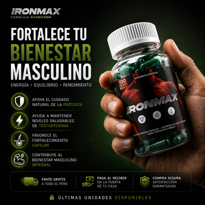 IRON MAX™ | Performance Masculino Premium